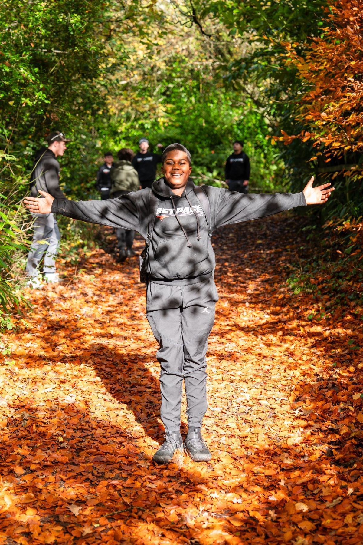 Young person on a Facing Fears trip